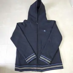 BURBERRYバーバリーブラックレーベル刺繍 パーカージップアップM