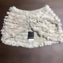 ESPRIT ベージュ ファー ストール新品未使用