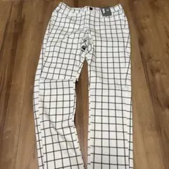チェック柄ストレッチスキニーパンツ