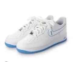 Nike Air Force 1 ホワイト/ブルー　25cm！