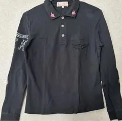 【美品】MIEKO UESAKO 長袖　トップス 刺繍 シャツ　ゴルフ