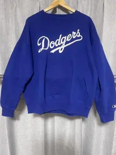 Dodgers スウェットシャツ 青　ドジャースLサイズ