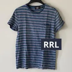 DoubleRL ストライプド ジャージー クルーネック Tシャツ - メルカリ