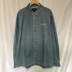 新品 thisisneverthat Washed Denim Shirt XLのサムネイル