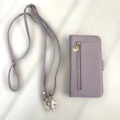 iPhone 15Pro 手帳型ケース　ストラップ付き