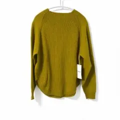新品未使用 vingtrois リブニット セーター 長袖 レディース カーキ