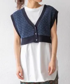 状態良好！定価3,850円！ローリーズファーム★２ＷＡＹガラビスチェ★F