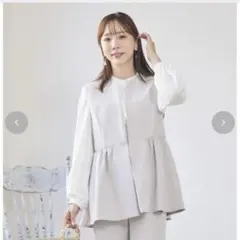 しまむら　makiコラボ　グレー　セットアップ　M L セレモニー　入学式　卒業