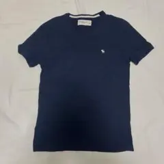 Abercrombie & Fitch アバクロ ネイビー Vネック Tシャツ