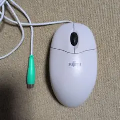 Fujitsu ホワイト有線マウス CP218056-01 本体