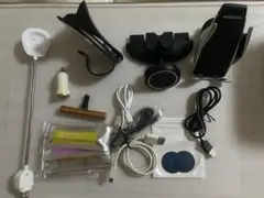 【車載グッズ まとめ売り】スマホホルダー・ケーブル・LEDライトなど