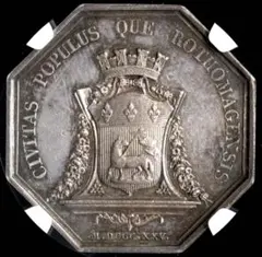 1814–1824你フランス第一帝政時代ナポレオン1世Jeton PCGS認証 - メルカリ