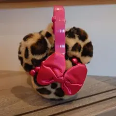 ミニー イヤーマフ ピンク ディズニー ミニー ピンク ヒョウ柄 イヤーマフ 耳あて ディズニー