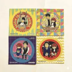 スーパーの裏でヤニ吸うふたり 地主 ステッカー 特典 全4種セット