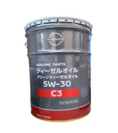 日産純正　ディーゼルオイル　C3 5W-30 Amazon | C3 クリーンディーゼルオイル 5W-30 ニッサン 20L | 車