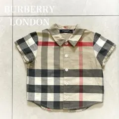 ☆売り切り価格！美品⭐︎BURBERRY バーバリーチェックシャツ　80cm☆