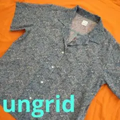 ungrid シースルー ボタニカル 花柄 シャツ アングリッド 半袖のサムネイル