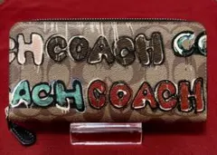 COACH コーチ ラウンドファスナー 長財布