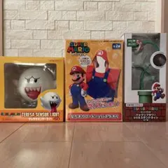 【新品未使用】テレサ　センサーライト　マリオ　バスタオル　USBスタンドライト