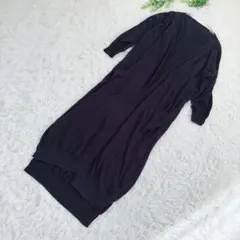 JEANASIS ロングカーディガン ネイビー 長袖 Fのサムネイル