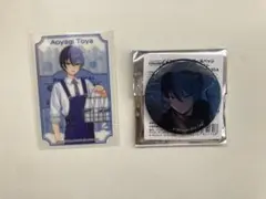 青柳冬弥 下克上缶バッジ ローソンクリアカード