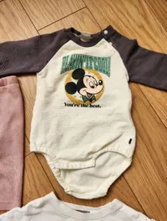 ミッキーマウス トレーナー等　80センチベビー服　三枚セット