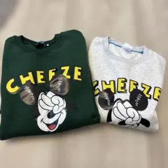 な*な様 ミッキーマウスプリント トレーナー XL ペア