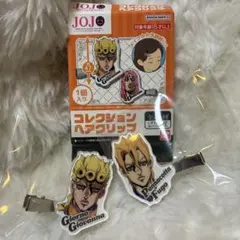 ジョジョの奇妙な冒険 黄金の風 コレクションヘアクリップ　フーゴ　ジョルノ