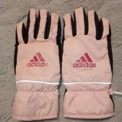 アディダス　adidas キッズ用手袋 スノーグローブ　ピンク/黒　7-8才