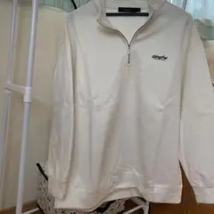 RAGEBLUE アイボリー ジップアップ トレーナー M