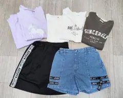 150 女の子　まとめ売り　レピピ　ユニクロ　gu トップス　ボトムス パジャマ