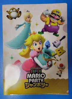 マリオパーティ ジャンボリー ピーチ姫  ワリオ クリアファイル