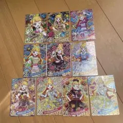 ひみつのアイプリ　じゅりあ　10枚まとめ売り　ジュエルバズリウムダイヤ　サイン