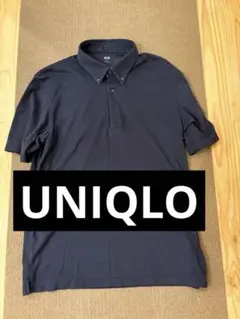 ネイビー ポロシャツ XL UNIQLO エアリズム