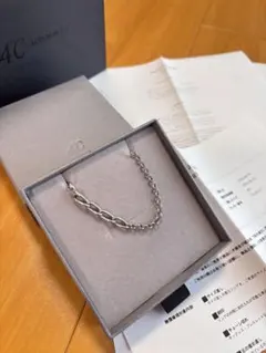 ミ*ト様 4℃ シルバー チェーンブレスレット