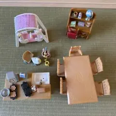 シルバニアファミリー ミニチュア家具セット