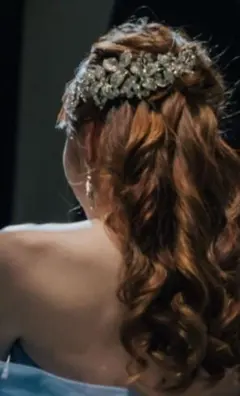 シルバークリスタル　ヘッドドレス