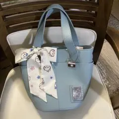 ちいかわ しまむら レザー調スカーフトートバッグ