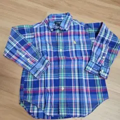ラルフローレン☆Ralph Lauren チェック柄 長袖シャツ お受験
