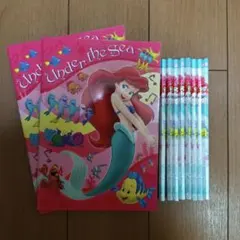 リトルマーメイド アリエル A5ノート 鉛筆セット