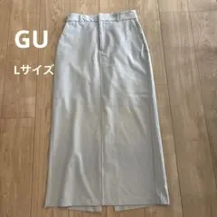 GU ナローロングスカートZ ベージュ Lサイズのサムネイル