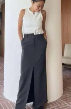 searoomlynn Waistアシメントリースリットスカート