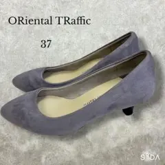 ♡オリエンタルトラフィック【23.5】ポインテッドトゥパンプス ミドルヒール