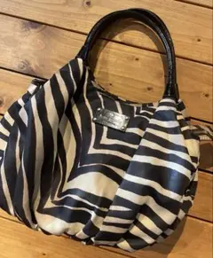 ケイトスペード　ゼブラ柄　ハンドバッグ