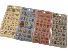 韓国限定品正規品ミッフィークリスタルシール ステッカー4枚セット