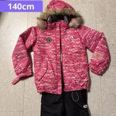 FILA子ども140スキーウェア　上下セット　ピンク
