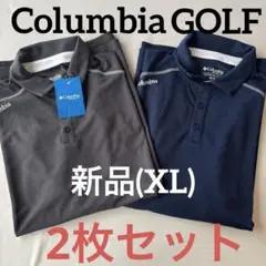 z913 新品2枚セット(XL)コロンビアGOLFゴルフウェア　半袖ポロシャツ