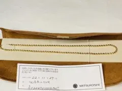 K18 ゴールド ボールチェーン ネックレス