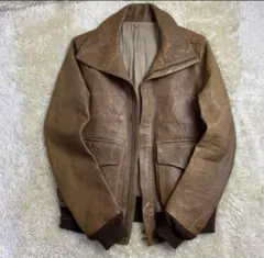 【ジャンク】KAZUYUKI KUMAGAI シングルレザージャケット 中古・古着通販】KAZUYUKI KUMAGAI ATTACHMENT (カズユキ
