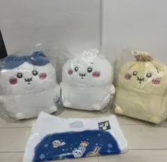ちいかわ　重め！　ぼっちゃり抱っこぬいぐるみ　うさぎ　ハチワレ　3種セット
